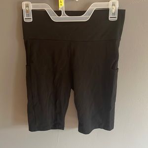 Small Ambiance, black biker shorts. brand new.